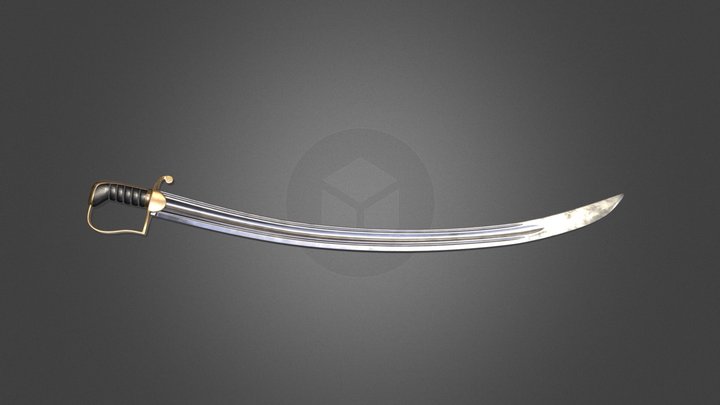 British 1796 Inspired Infantry Sword – Free 3D Model STL