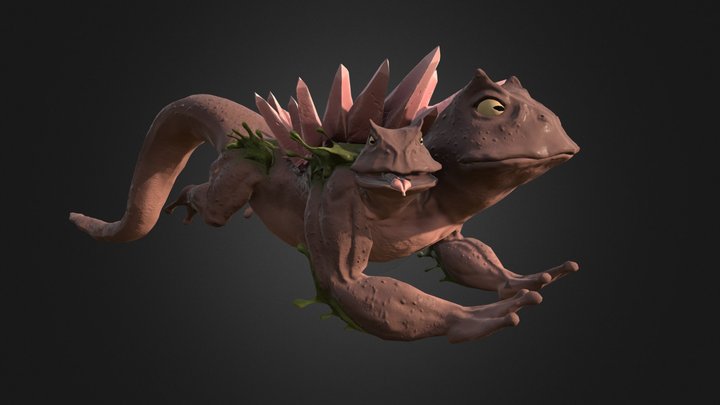 Frogerus: Guardian of the Mire 3D Model