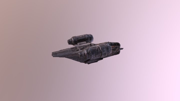 Mandalorian Ship 3D Model