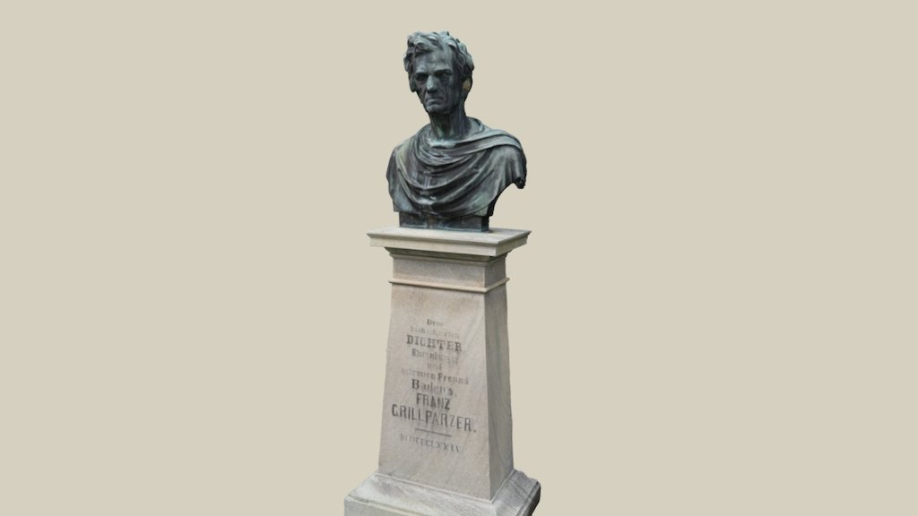 Franz Grillparzer — Sketchfab embed 3D viewer