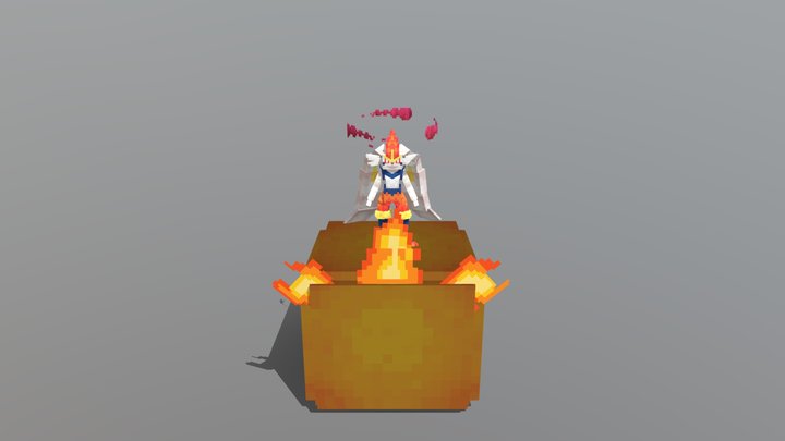 Cinderace Gmax Cobblemon 3D Model