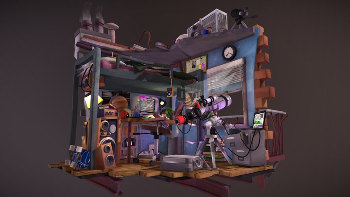 DAE Crib - Student Astronomer in Brooklyn 3D Model