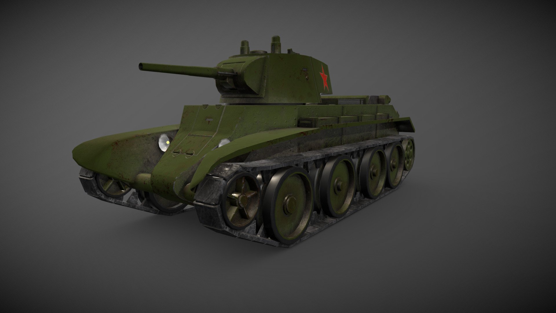 Soviet BT-7 - Buy Royalty Free 3D model by oxxxxxygen [f9ab233 ...