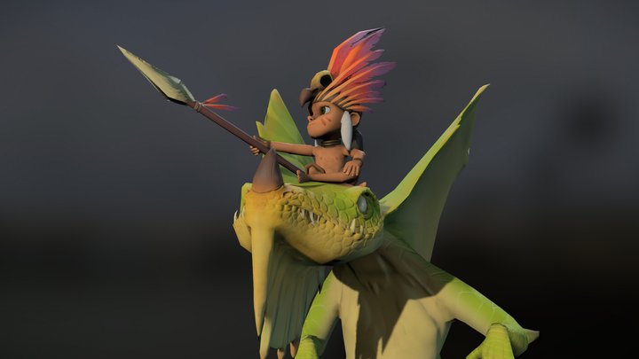Dragon Knight 3D Model