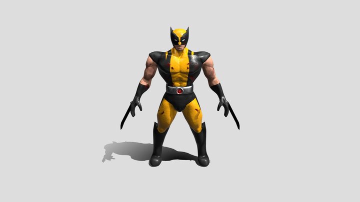 Wolverine 3D Model
