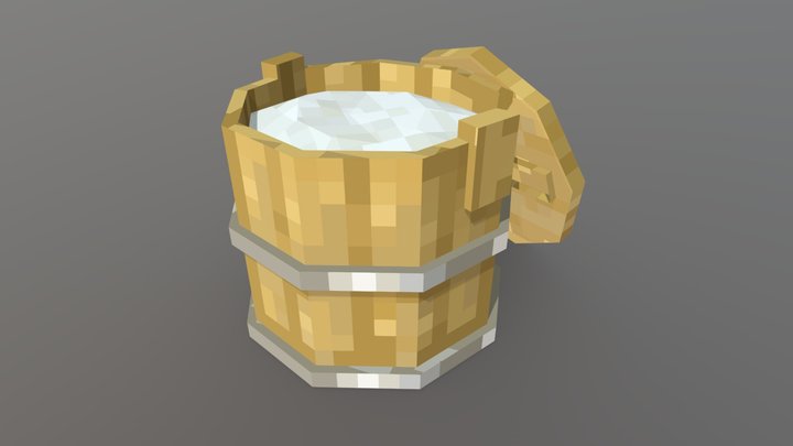 Rice Barrel 3D Model