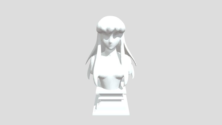 Saint Seiya - Athena Bust 3D Model
