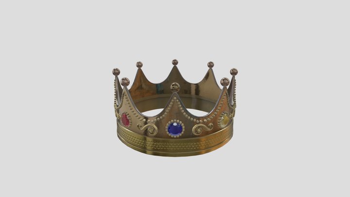 Thanos style Crown 3D Model