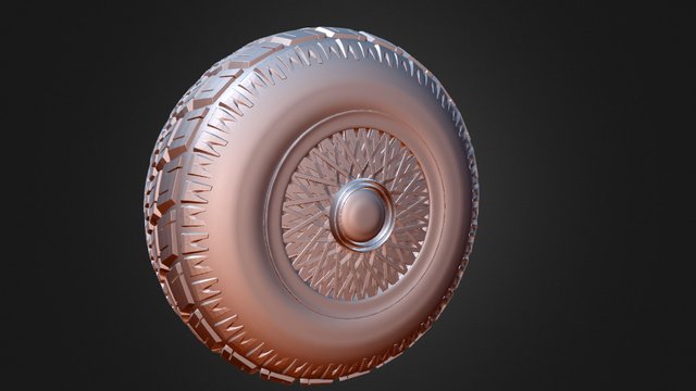 CGCookie Modeling With Modifiers - Car Wheel 3D Model