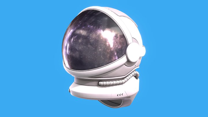 Space Helm 3D Model 3D Model