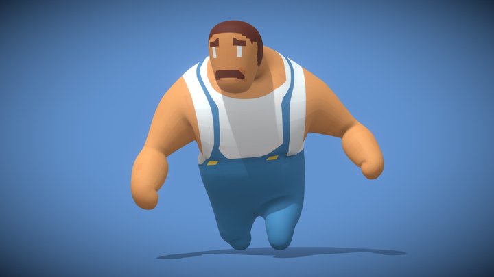 Bogrand the Fisherman 3D Model