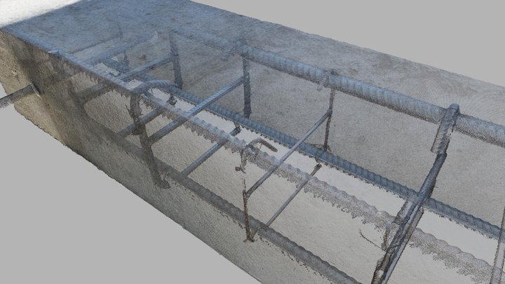Viga de hormigón (concrete beam) 3D Model