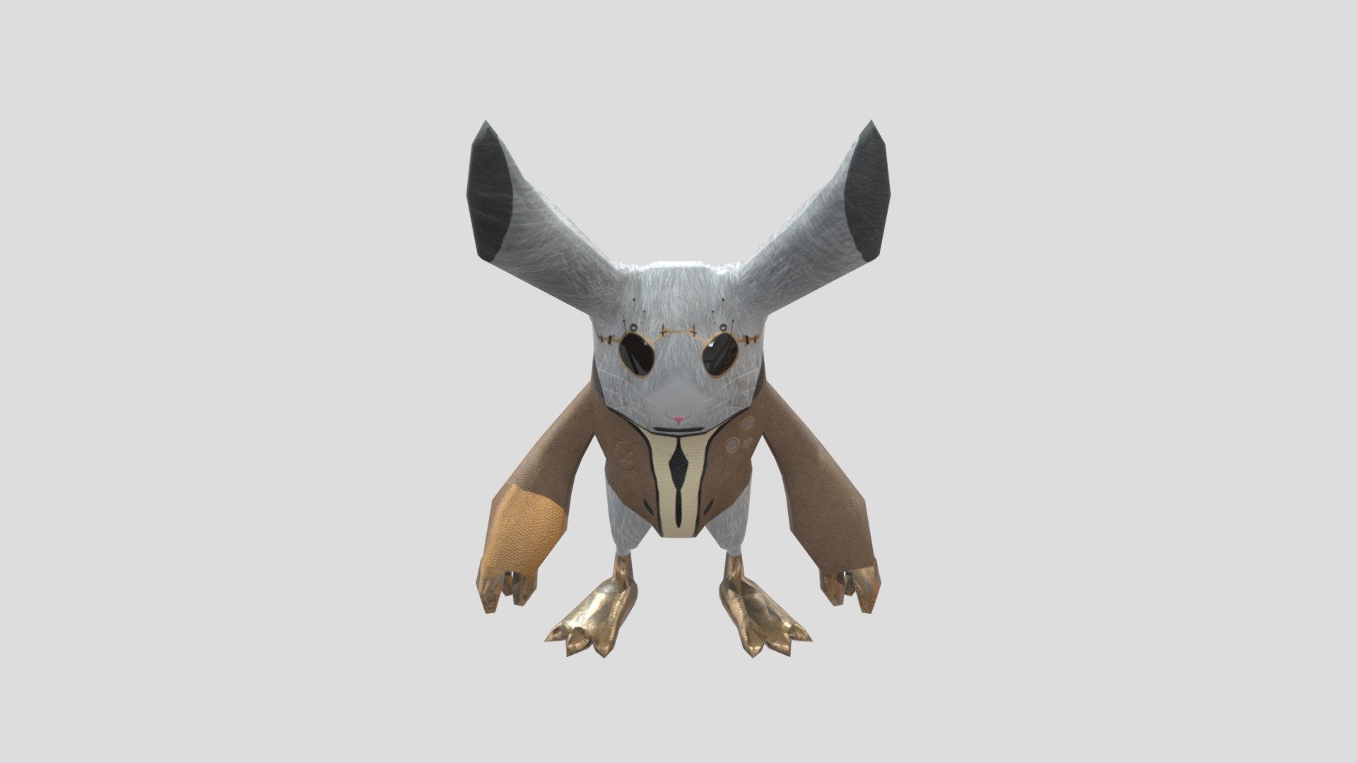 Steampunk Bunnyman - 3D model by HungLe [f9b2003] - Sketchfab