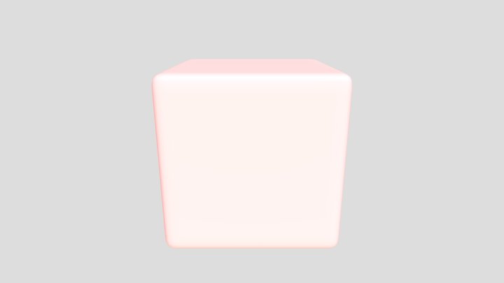 Pink square 3D Model