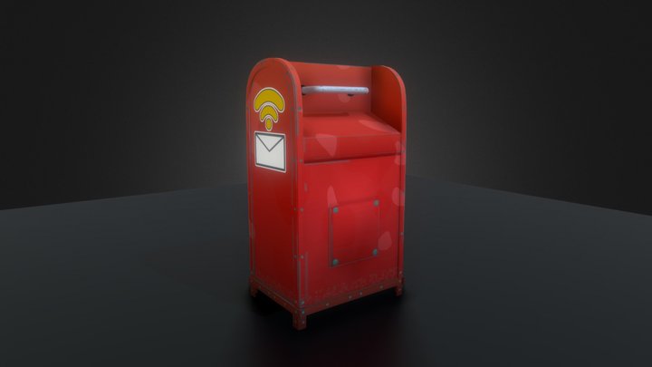Game Ready Prop - Mail Box (STYLIZED) 3D Model