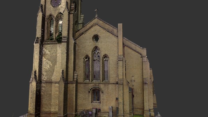 Holy Trinty Textured Model from Point Cloud Data 3D Model