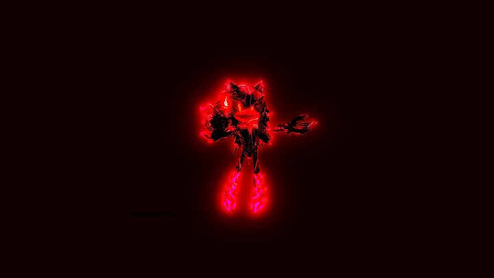 My dark crystal Shadow the hedgehog oc 3D Model