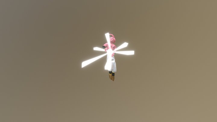 Kid Buu 3D Model