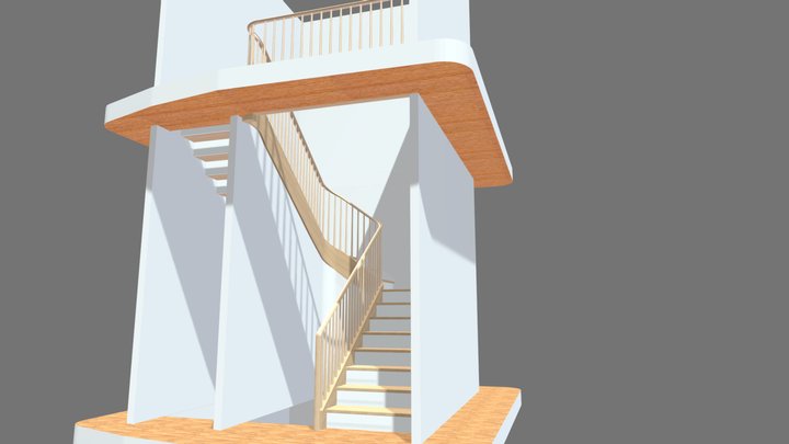 Two Trees Stair II 3D Model