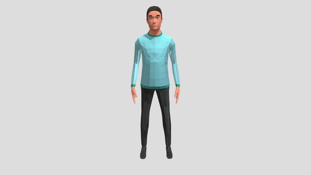 Low Poly Human 2