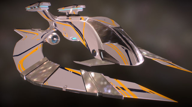 Race Ship Design - Stiggo 3D Model