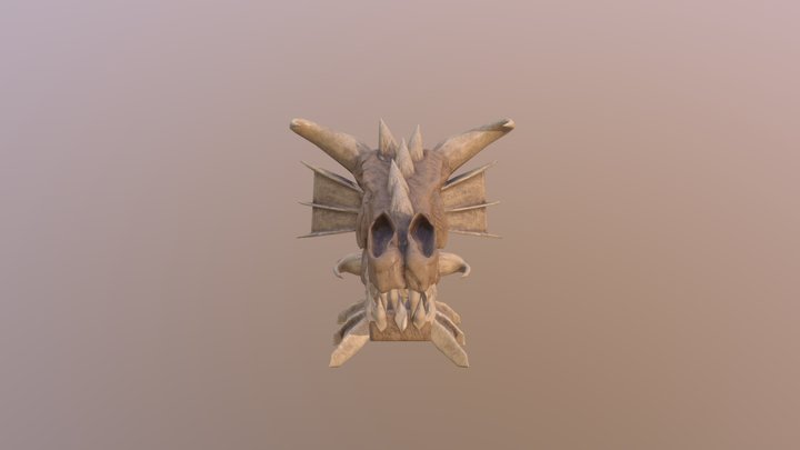 Dragon Skull 3D Model