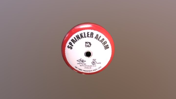 Sprinkler Alarm Gong 3D Model