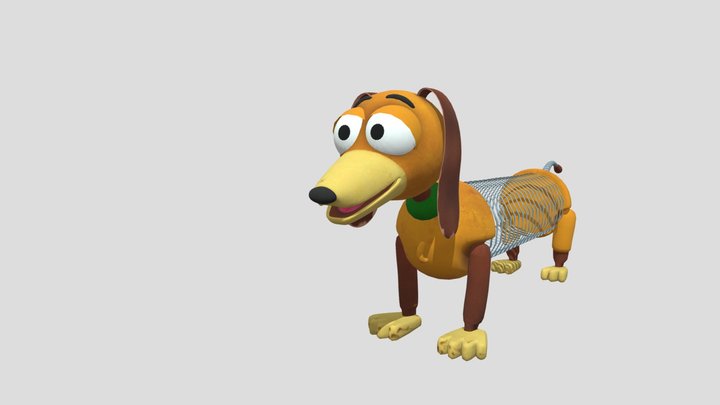 Wii - Toy Story 3 - Slinky Dog 3D Model