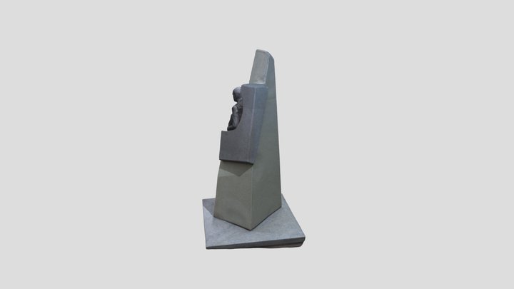 Sakharov monument 3D Model