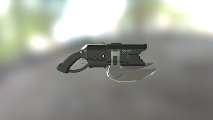 Spiker Rifle 3D Model