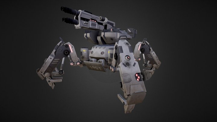 Spider Mech 3D Model