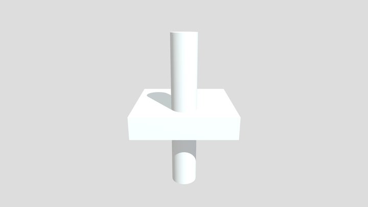 Dowel Wedged Joint (Koala Joint) 3D Model