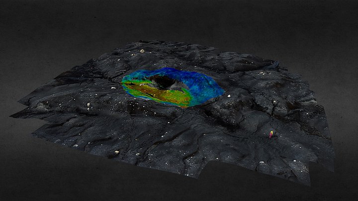 Skeiðarárjökull 1991 surge limit (Buried Ice 2) 3D Model