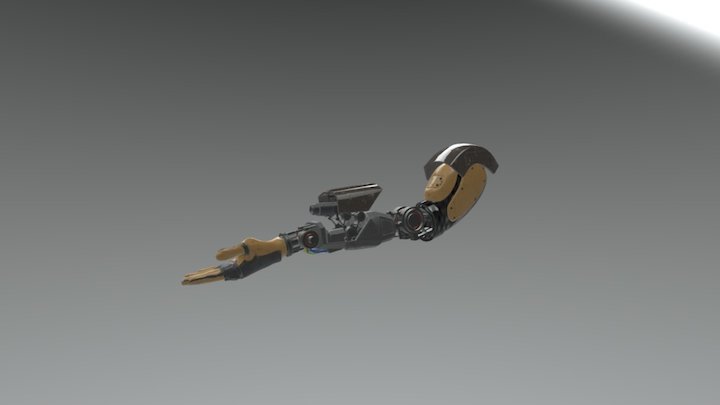 Cyborg Arm 3D Model