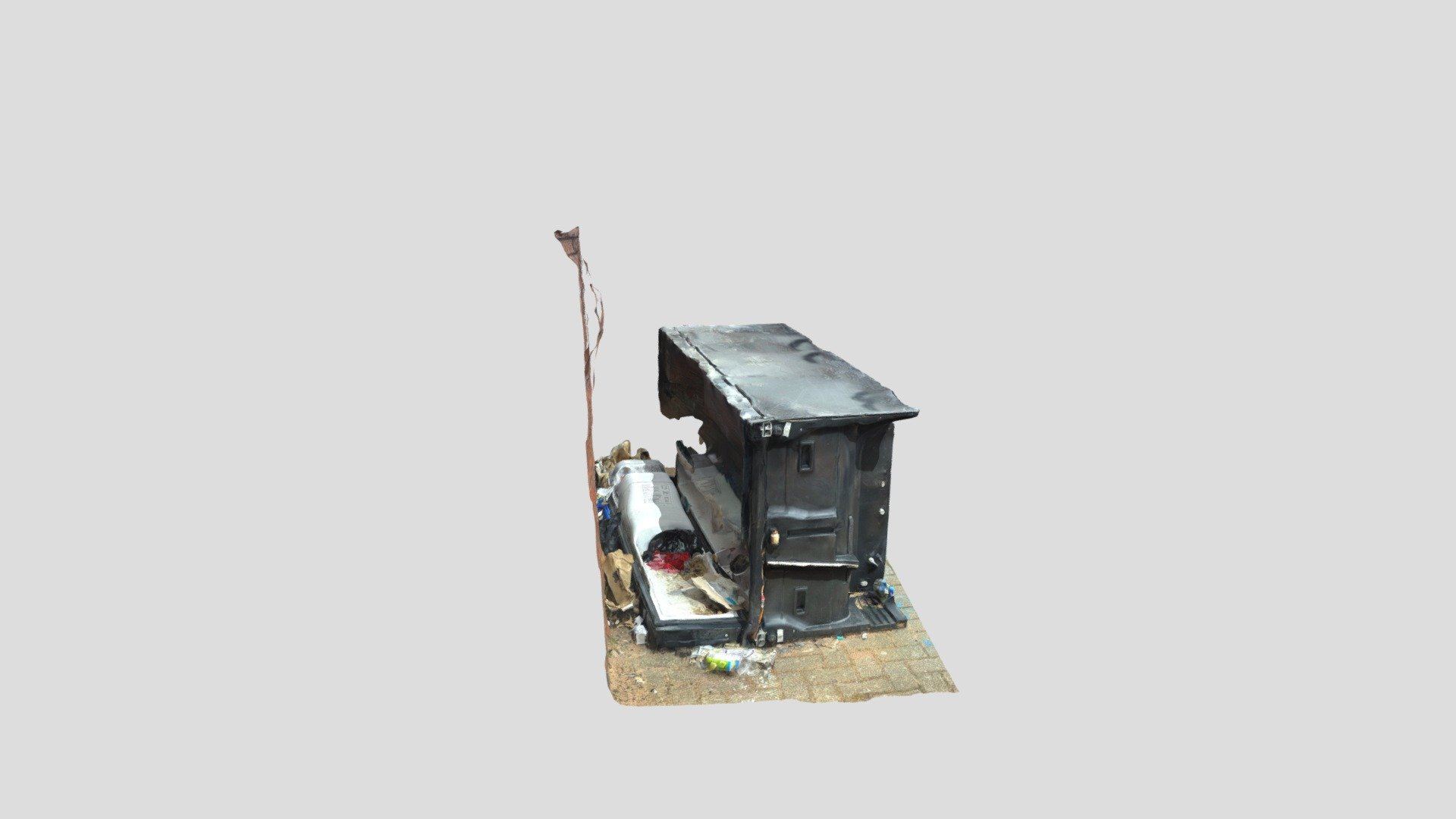 Scrap on the streets - 3D model by grugdavies1 [f9b93cc] - Sketchfab