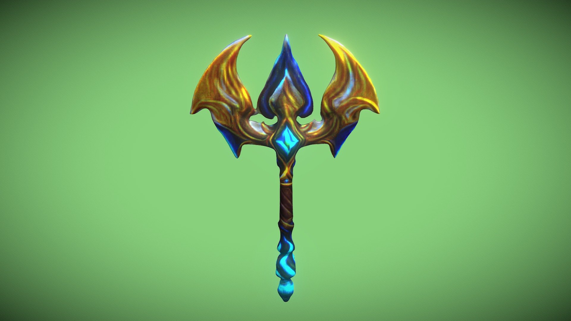 A Trident - Download Free 3D model by SAXN (@saileshpoudel0) [f9b9977 ...