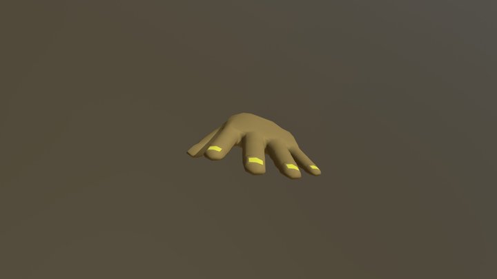 MANO 5 DEDOS 3D Model