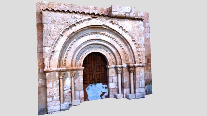 PUERTA SUR CABAÑES DE ESGUEVA 3D Model