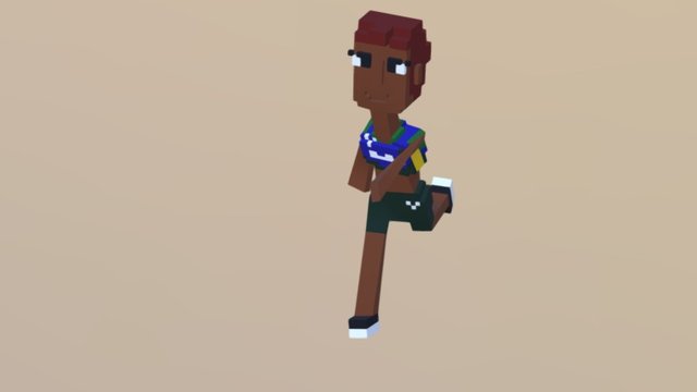 Brazil 02@running 3D Model