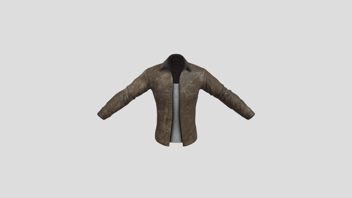 Leather Jacket 3D Model