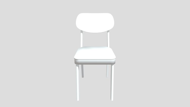 Chair Wood 3D Model