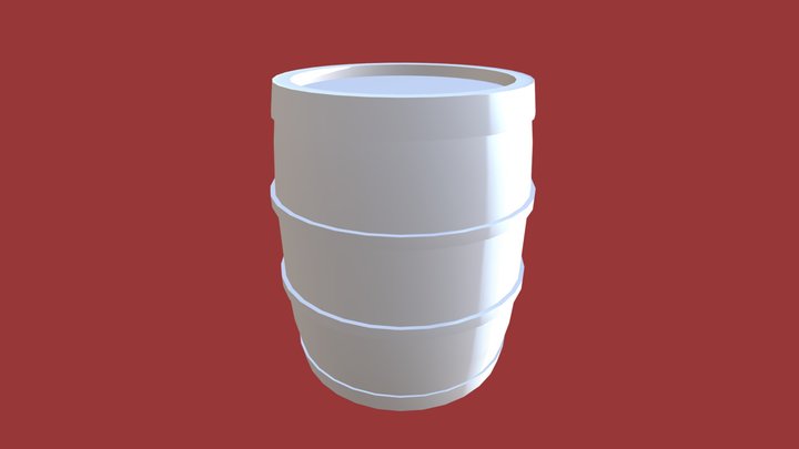 Beer Barrel 3D Model