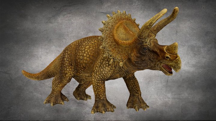 Triceratops toy 3D Model