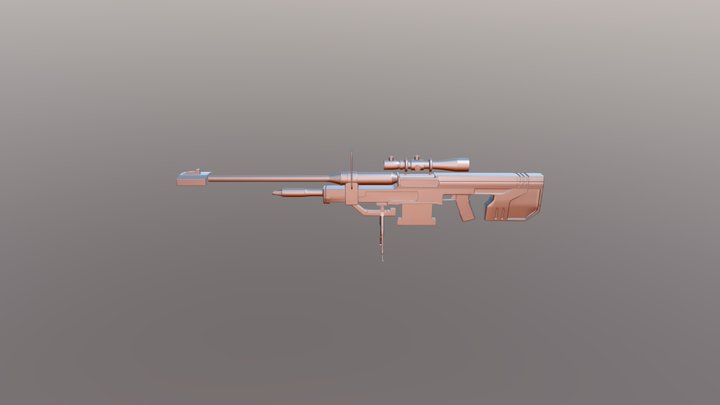 Sniper 3D Model