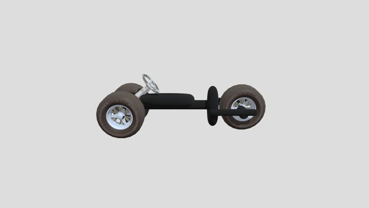 Motorcycle 3 Wheel 3D Model