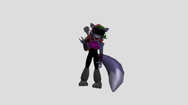 AutisicArtist53 (Roxanne Wolf OC) 3D Model