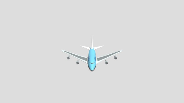 Korean Air Boeing 747SP – Free 3D Model STL