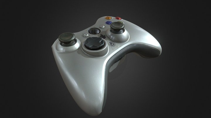 XBOX 360 joystick (3d scan)