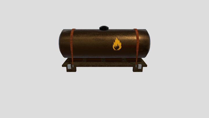 Gas Tank 3D Model