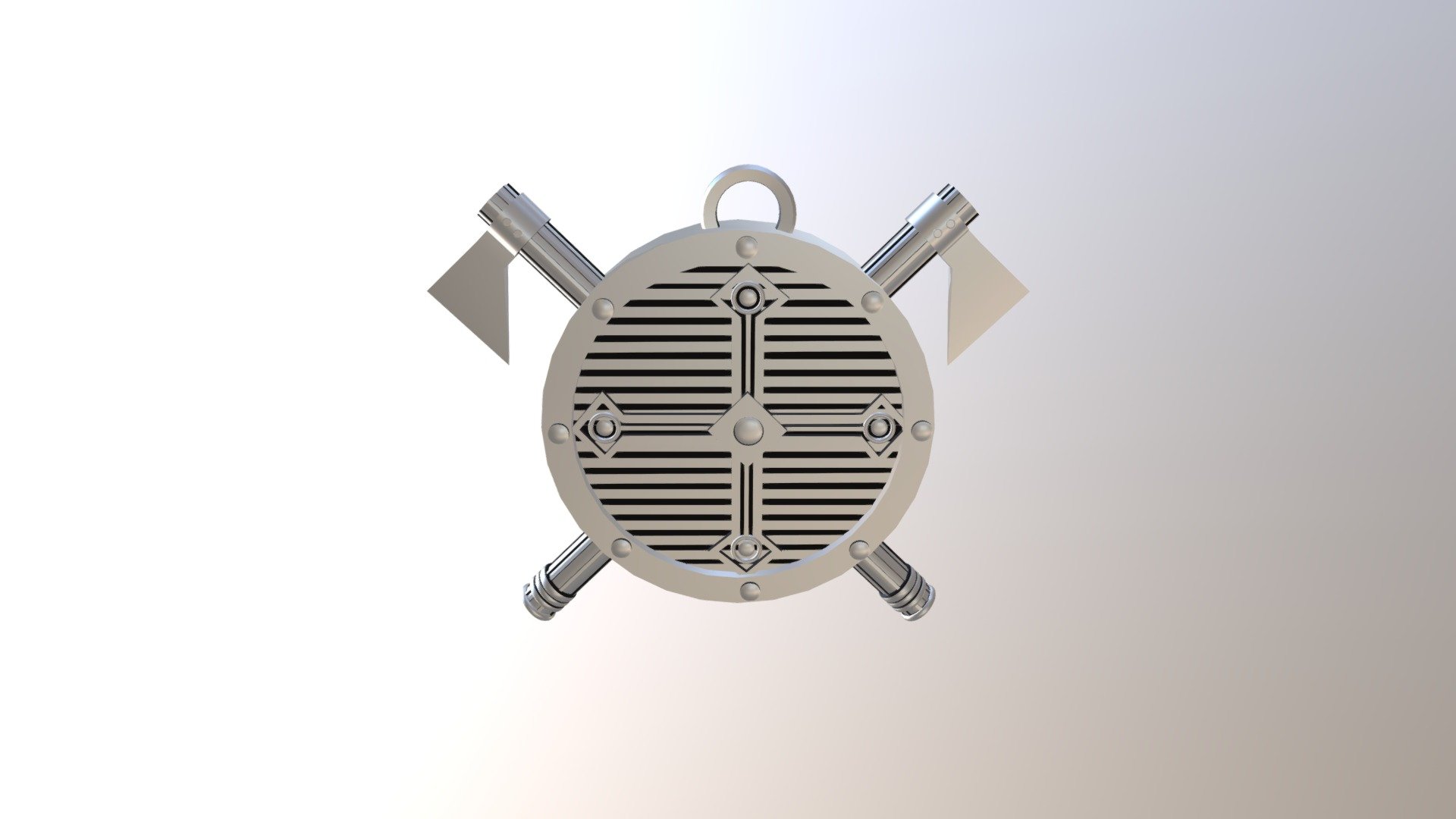 Viking Shield Necklace